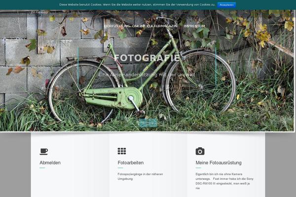 Atmospheres theme site design template sample