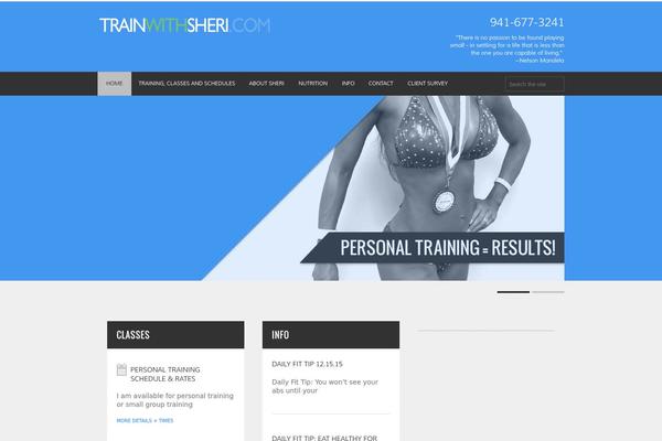 Fitness-wp theme site design template sample