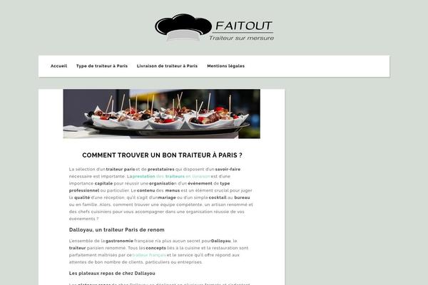 Baxel theme site design template sample