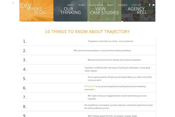 Brook-child theme site design template sample