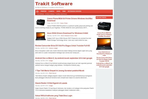 Flat728 theme site design template sample
