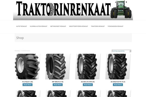 Seller theme site design template sample