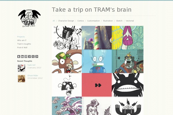 Infinity theme site design template sample