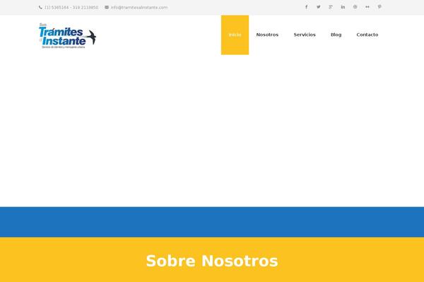 Electrify theme site design template sample