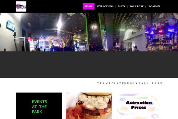 Bouncy-wp theme site design template sample