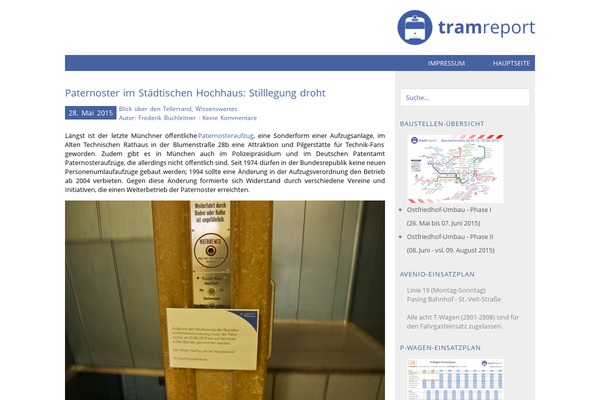 tramreport.de site used Origin