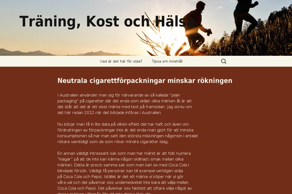 traningkosthalsa.se site used Ollie