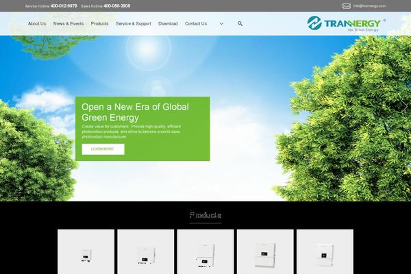 trannergy.com site used Zhaoneng