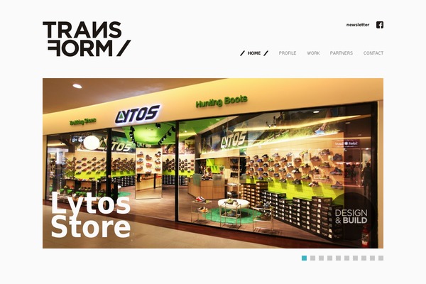 trans-form.ro site used Transform