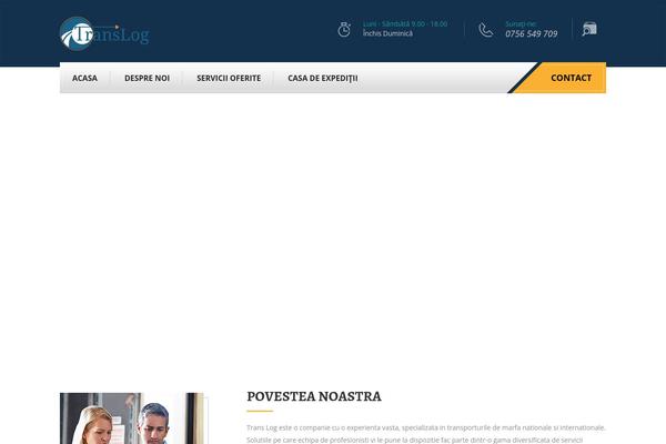 Logiscargo theme site design template sample
