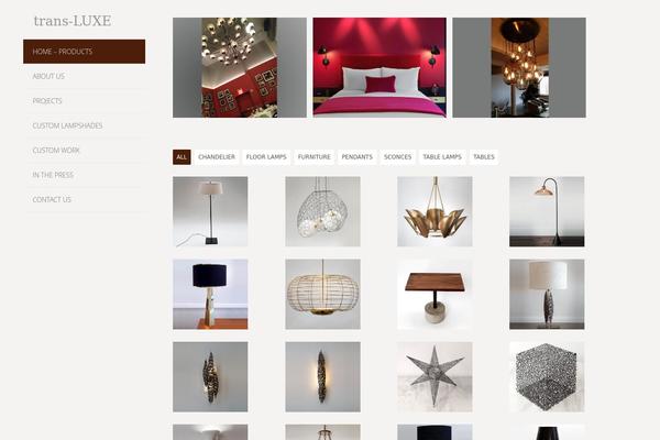 trans-luxe.com site used Photoreel