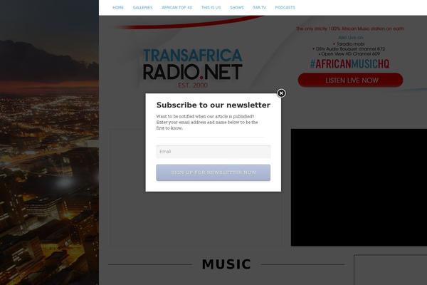 Onair2 theme site design template sample