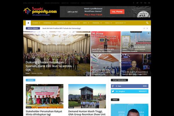 NewsMag theme site design template sample