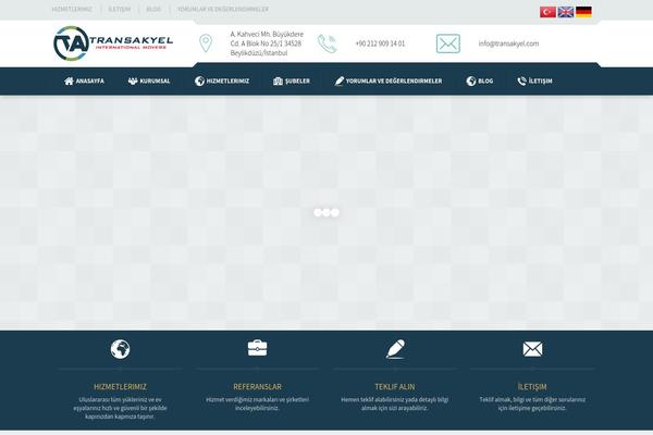 Yakamoz theme site design template sample