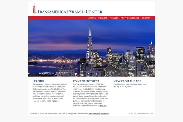 Pyramid theme site design template sample