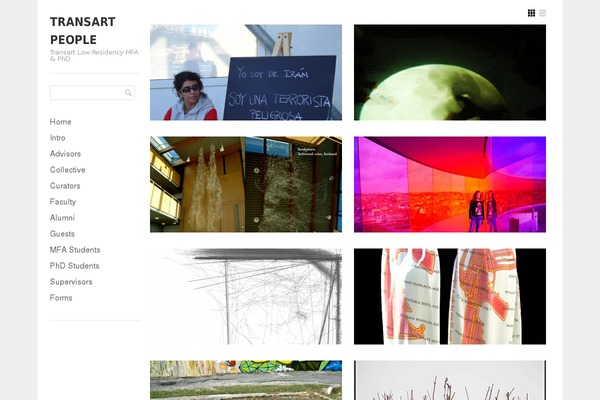 transartcollective.org site used Gridspace