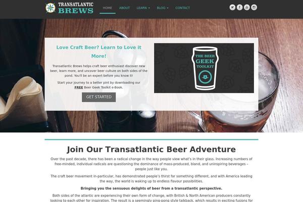 Parallax Pro theme site design template sample