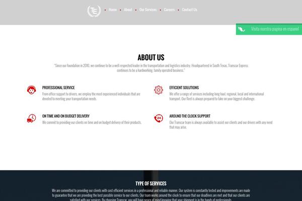 Logistic theme site design template sample