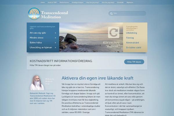 transcendental-meditation.se site used Imtheme