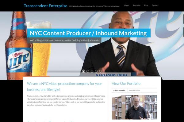 Venture theme site design template sample