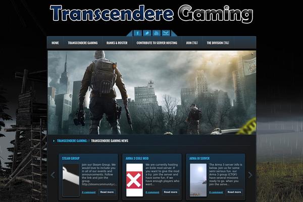 Orizon theme site design template sample