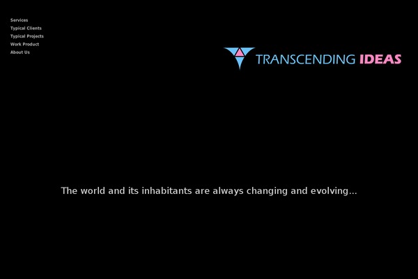 transcendingideas.com site used Architecture-v1-03