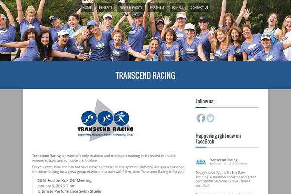 transcendracing.com site used Amplify