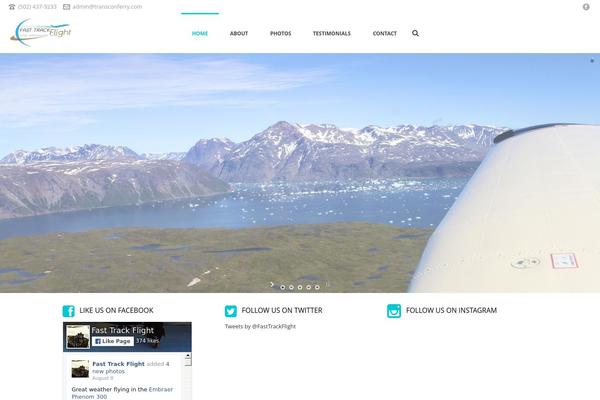 Flight theme site design template sample