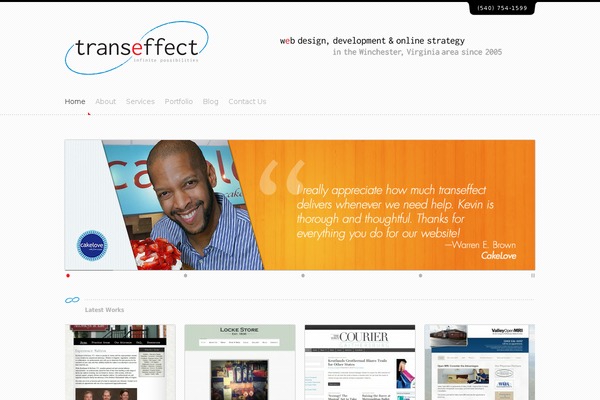 Folioway theme site design template sample