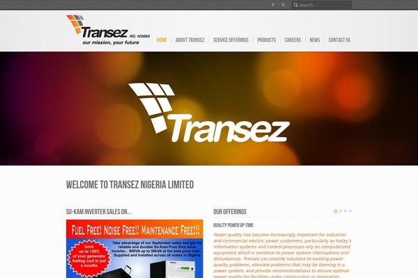 Inspire theme site design template sample