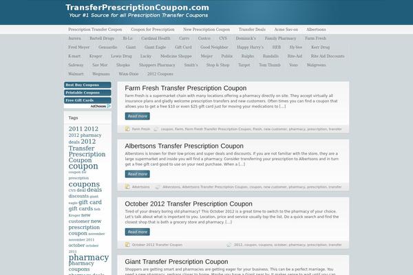 Headlines theme site design template sample