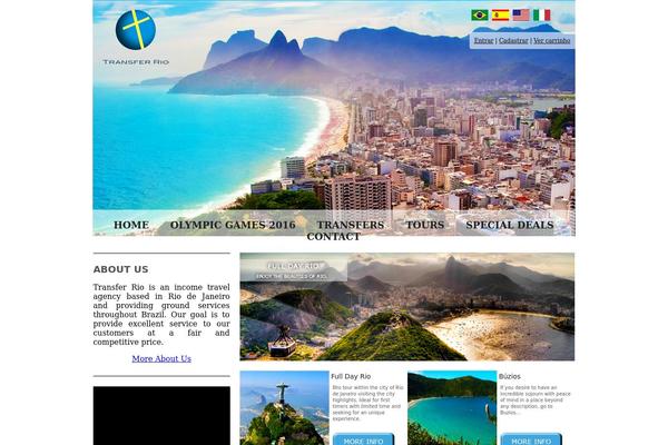 Transfer theme site design template sample