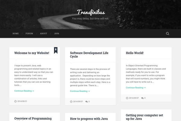 Baskerville theme site design template sample