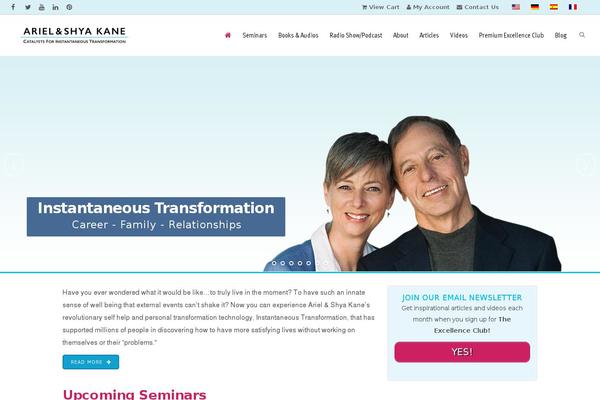 Site using Feature A Page Widget plugin