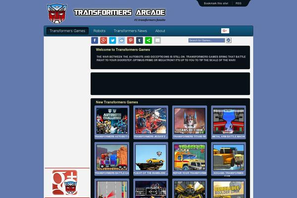 GameClub theme site design template sample
