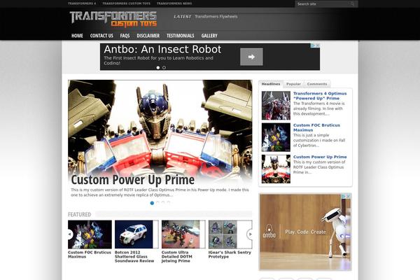 Resportsive theme site design template sample