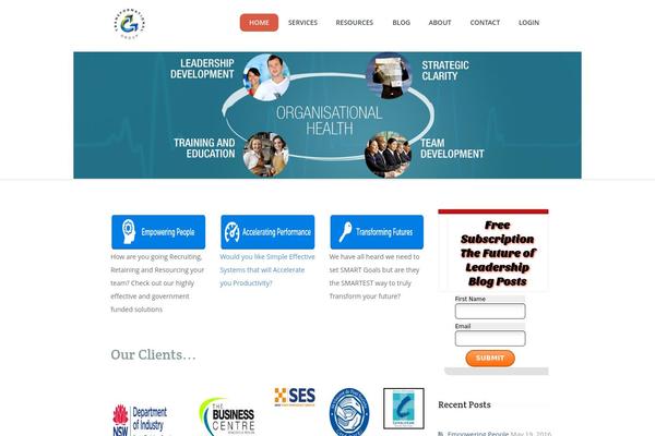 Guru theme site design template sample