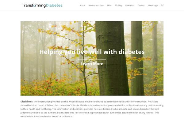 Divi theme site design template sample