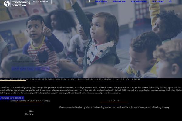 Site using Cool Timeline plugin
