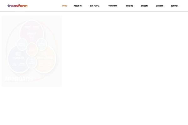 Transform theme site design template sample