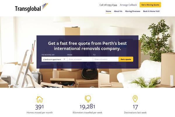 transglobalshipping.com.au site used Transglobal