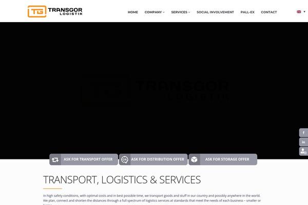 Global Logistics theme site design template sample