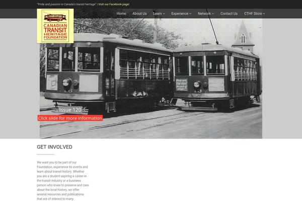 Vestige theme site design template sample