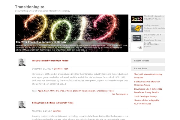 WordPress website example screenshot