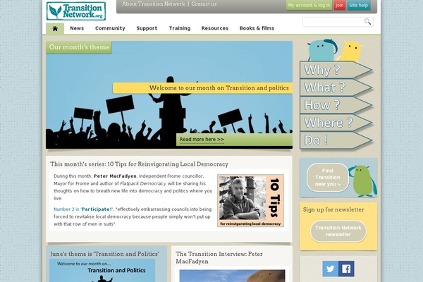 transitionnetwork.org site used Current
