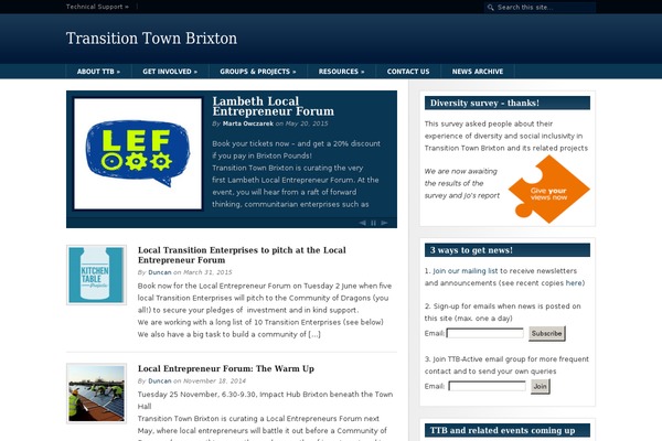 Hybrid News theme site design template sample