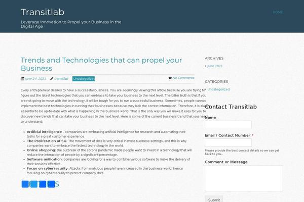 Responsivo theme site design template sample
