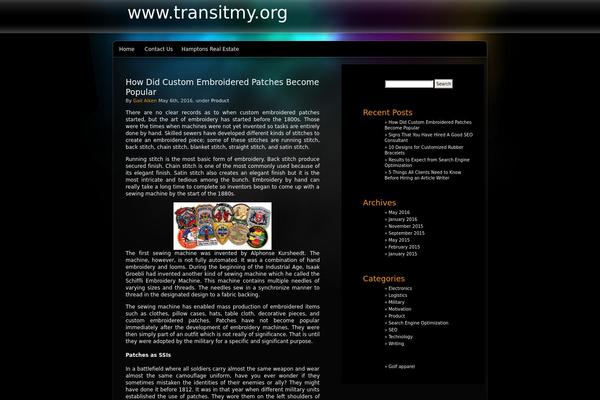 Aurelia theme site design template sample