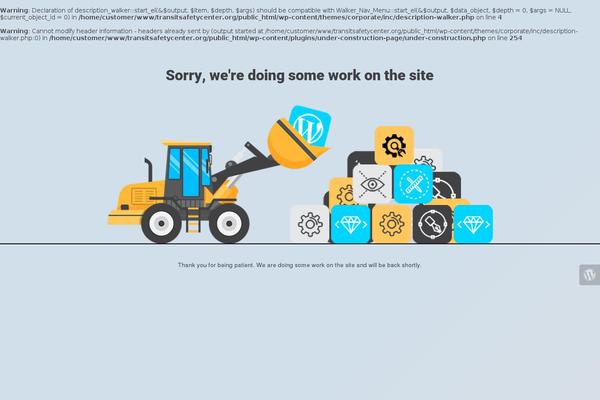 Site using Under-construction-page plugin