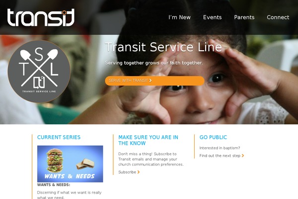 Transit theme site design template sample